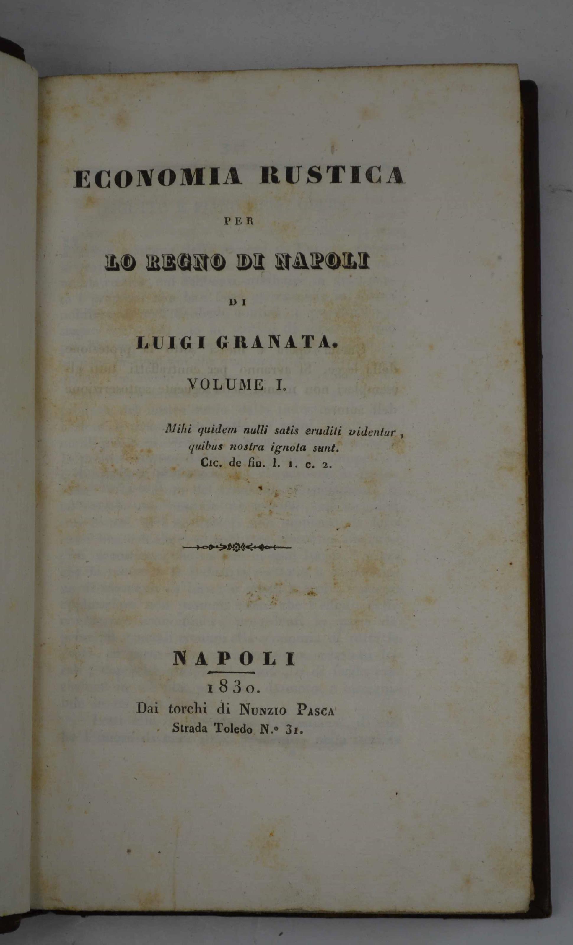 Economia rustica per lo Regno di Napoli