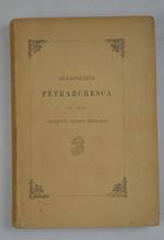 Bibliografia petrarchesca…
