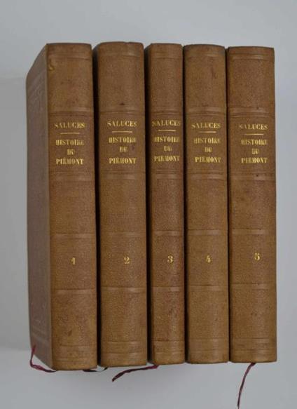 Histoire militaire du Piémont. Deuxième édition revue, augmentée et ornée de plans - Alexandre Saluce - copertina