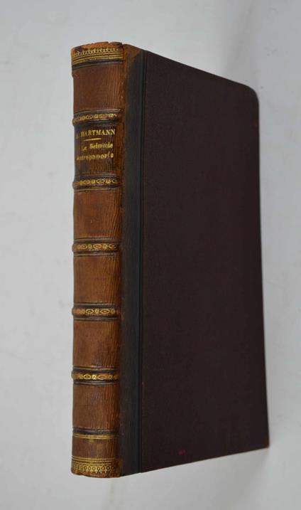 Le scimmie antropomorfe e la loro organizzazione in confronto con quella dell'uomo… Versione di Giacomo Cattaneo - Robert Hartmann - copertina