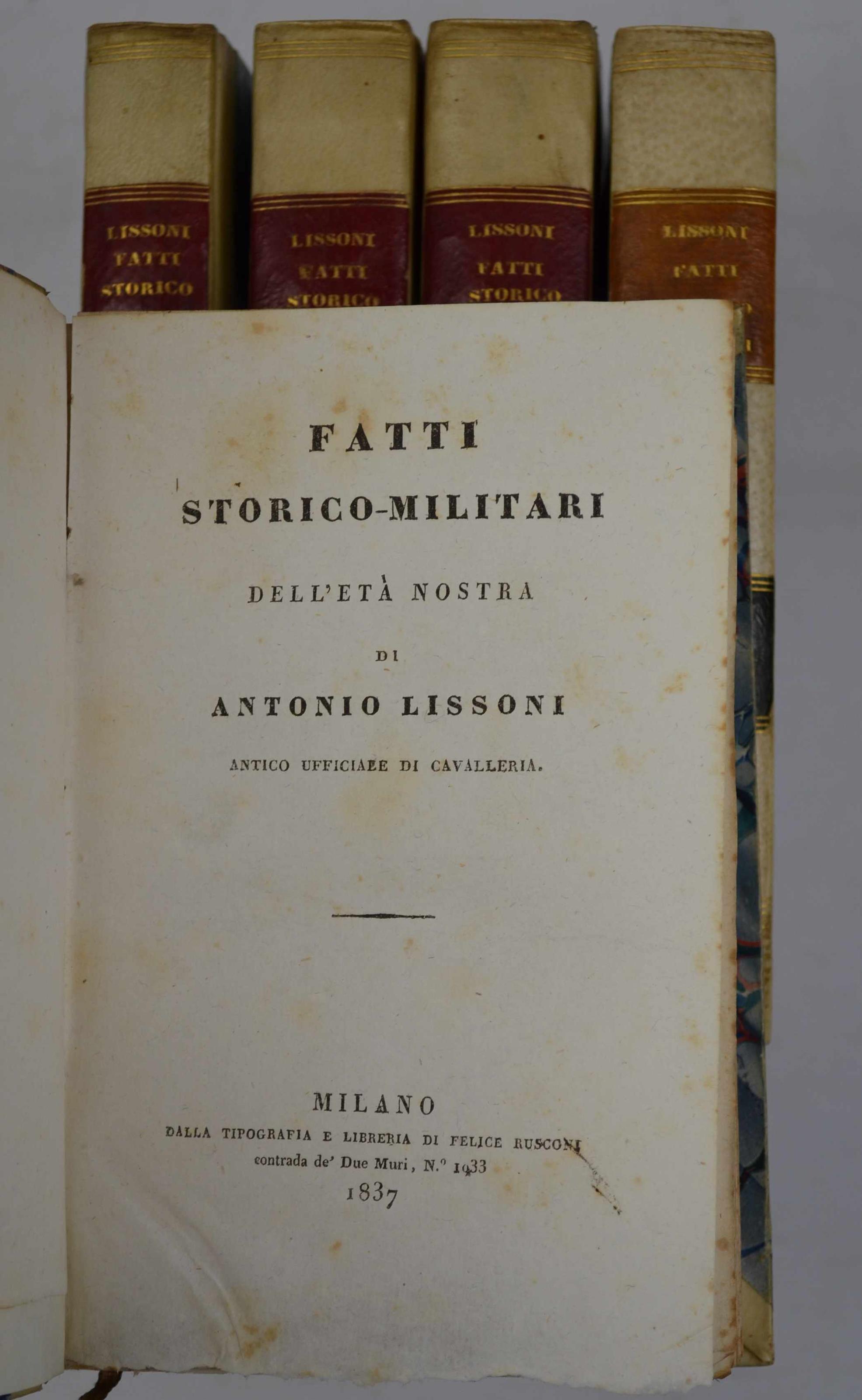 Fatti storico-militari dell'età nostra…