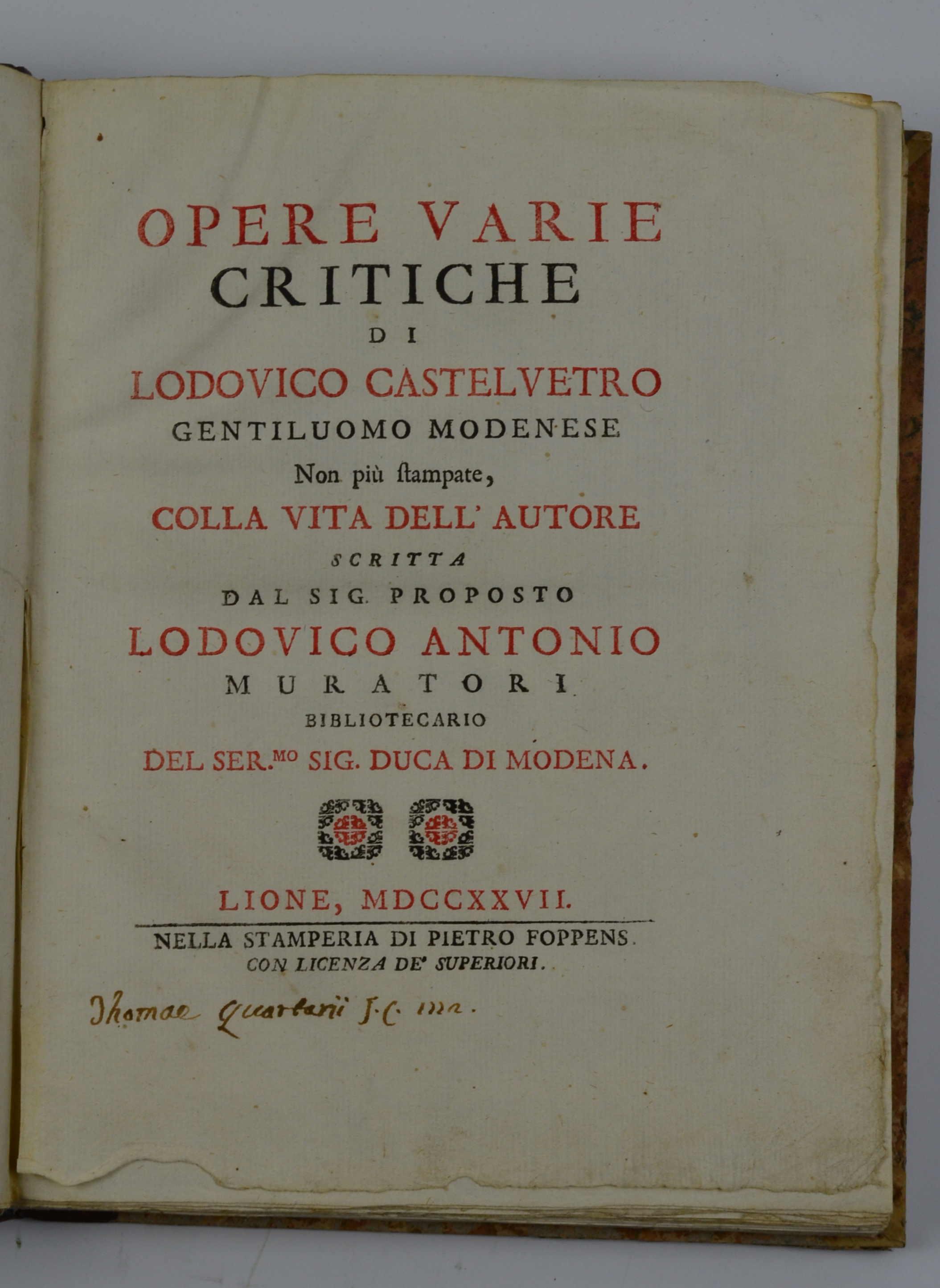 Studio bibliografico Benacense