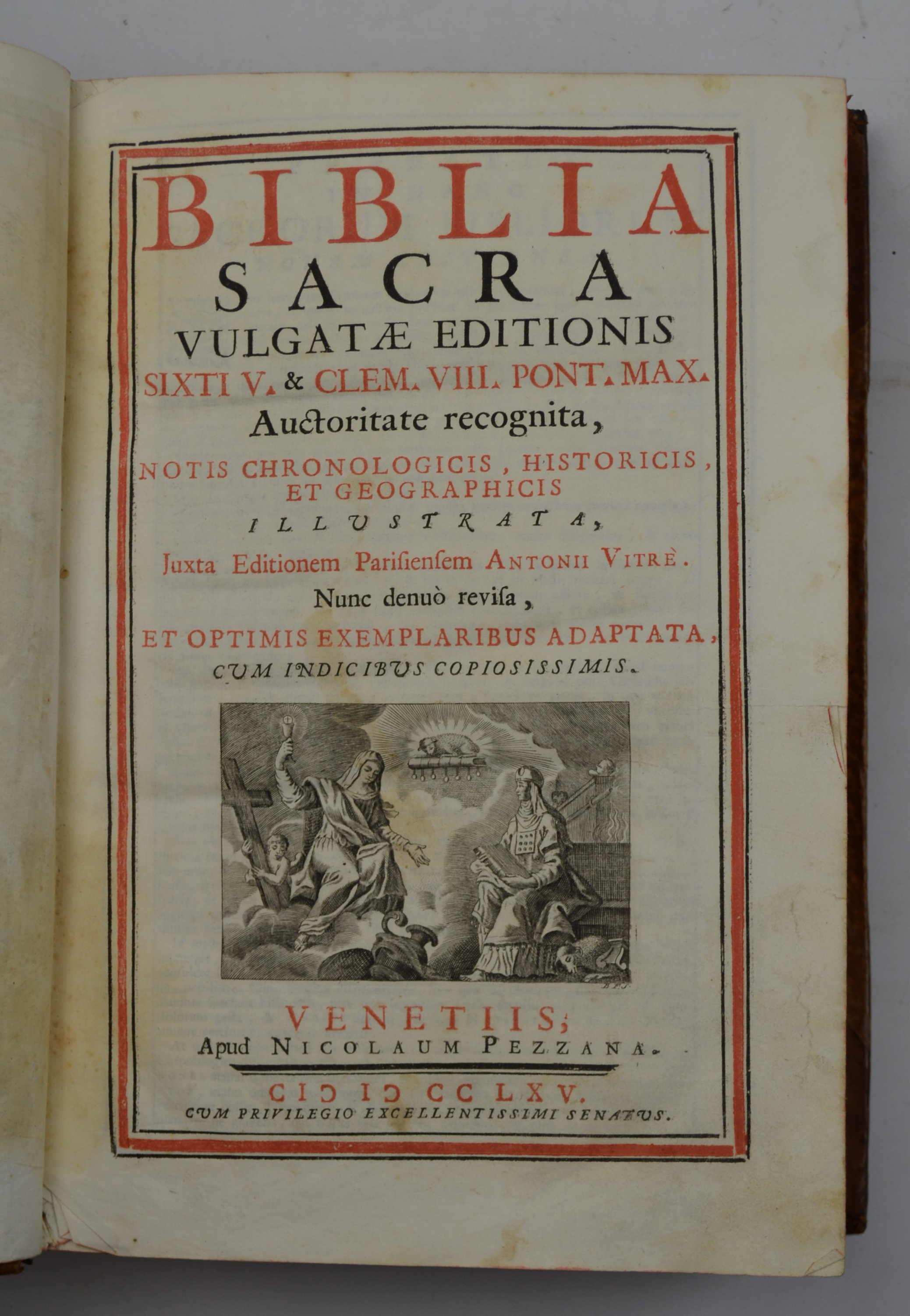 Biblia Sacra Vulgatae Editionis Sixtu V, et Clem. VIII, Pont. Max auctoritate recognita…