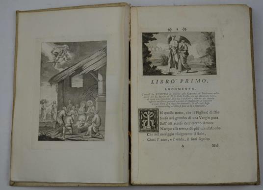 La Filotea nella notte buona del ven. servo di Dio monsig. Giovanni di Palafox vescovo di Angelopoli, e Osma poema tolto dalla prosa spagnuola e ridotto in verso italiano dal P. M. Lorenzo Fusconi min. conv. ravennate - Juan de Palafox y Mendoza - copertina