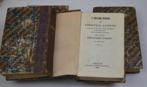 L' Orlando furioso… conservato nella sua epica integrità… dall'abate Giovacchino Avesani - Ludovico Ariosto - copertina