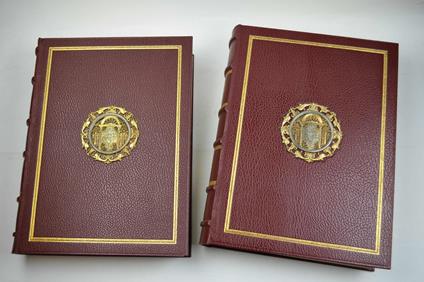 La Bibbia di Borso d'Este. Riproduzione integrale promossa e curata da G. Treccani degli Alfieri, con documenti e studio storico artistico di Adolfo Venturi - copertina