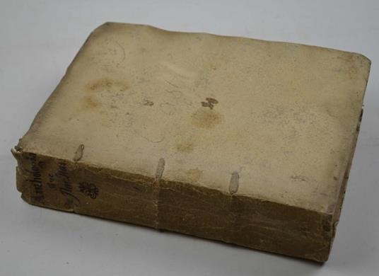 Anthologia sive de floris natura libri tres plurimis inventis, observationibusque, ac Aereis Tabulis ornati. - G. Pontedera - copertina