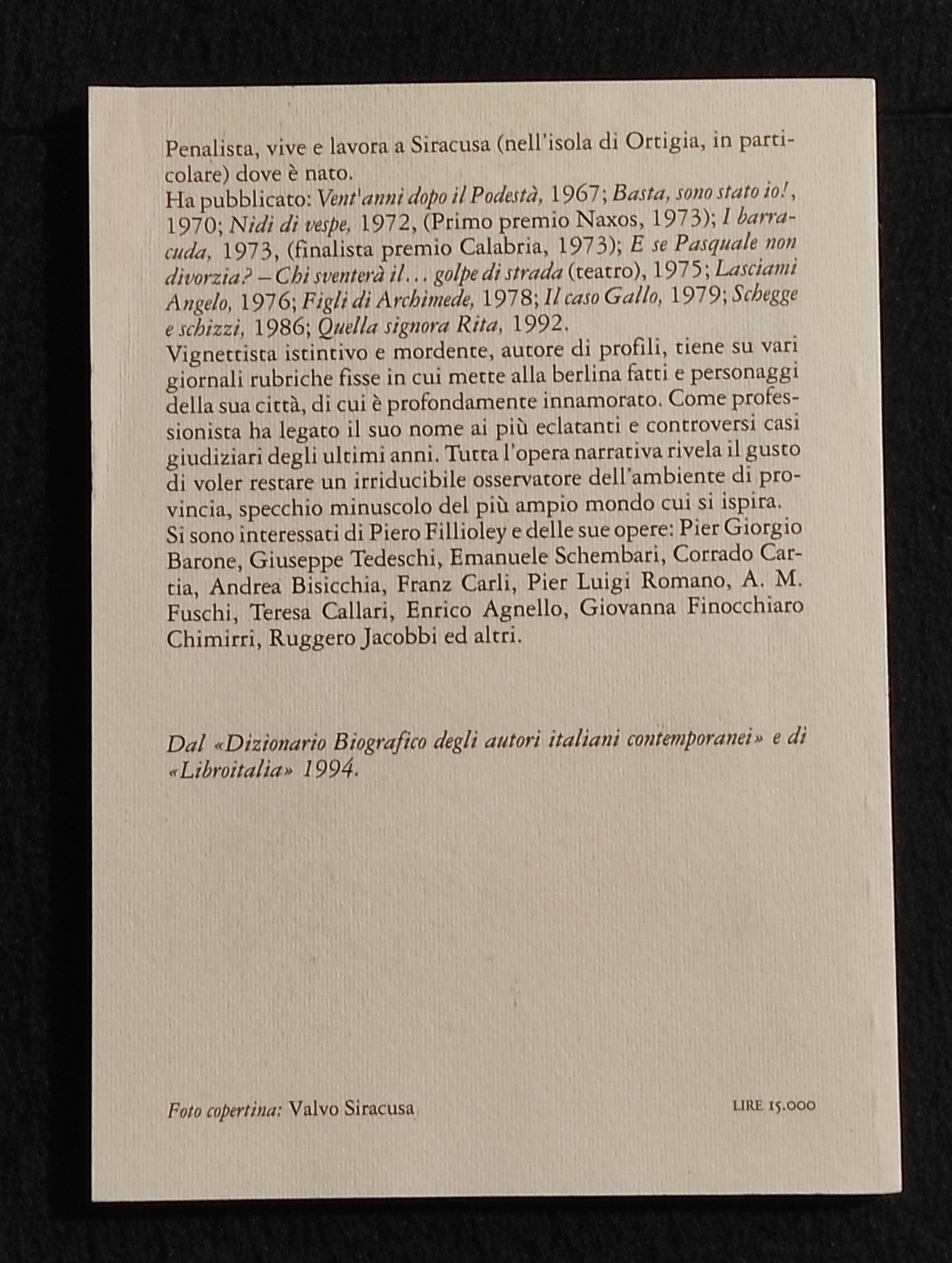 A Fil di Lapis - P. Fillioley - Ed. Ediprint - 1995