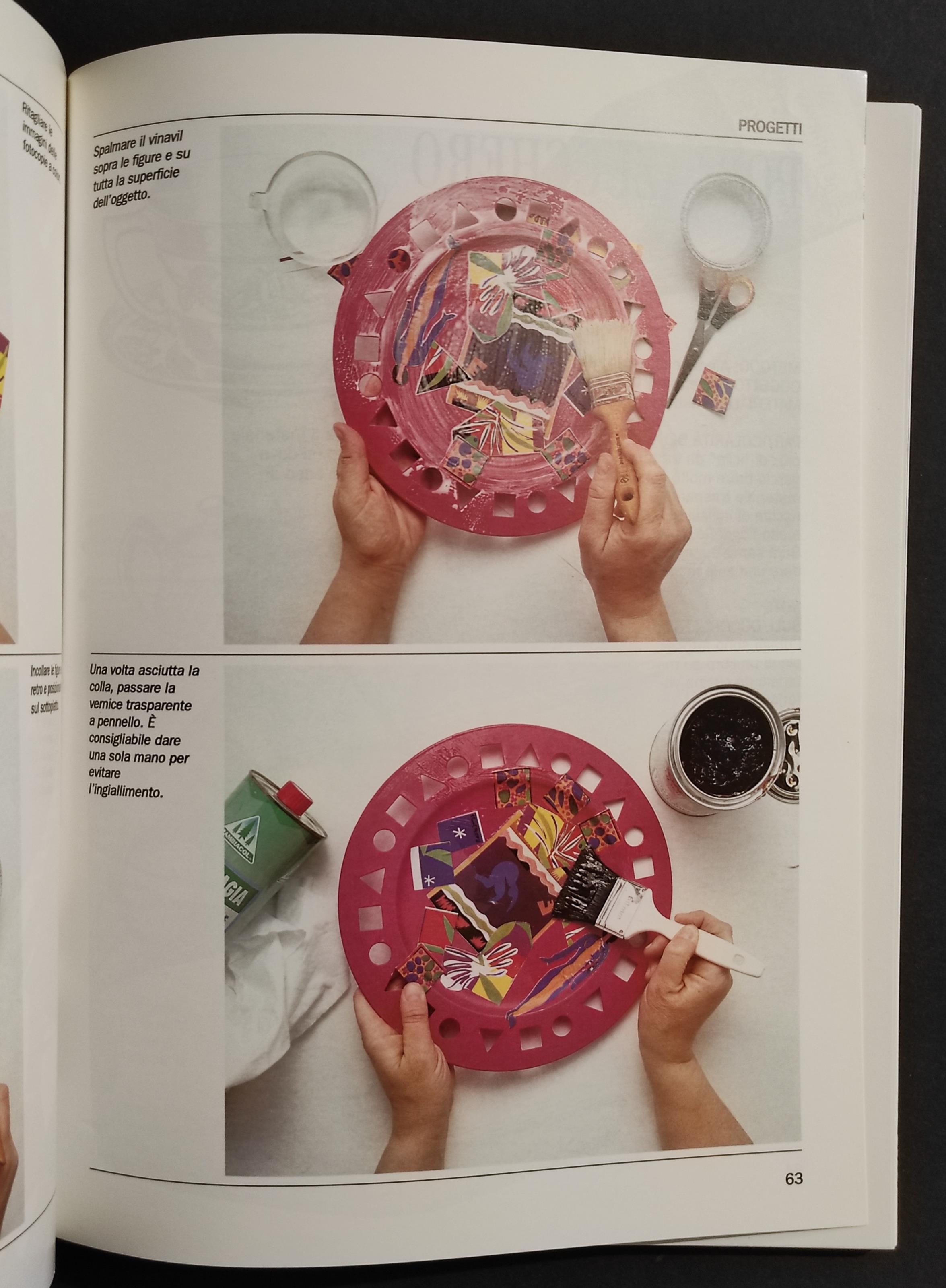 Decorare con il Decoupage - Oggetti/Mobili - M. Macchiavelli - Ed. Fabbri - 1996