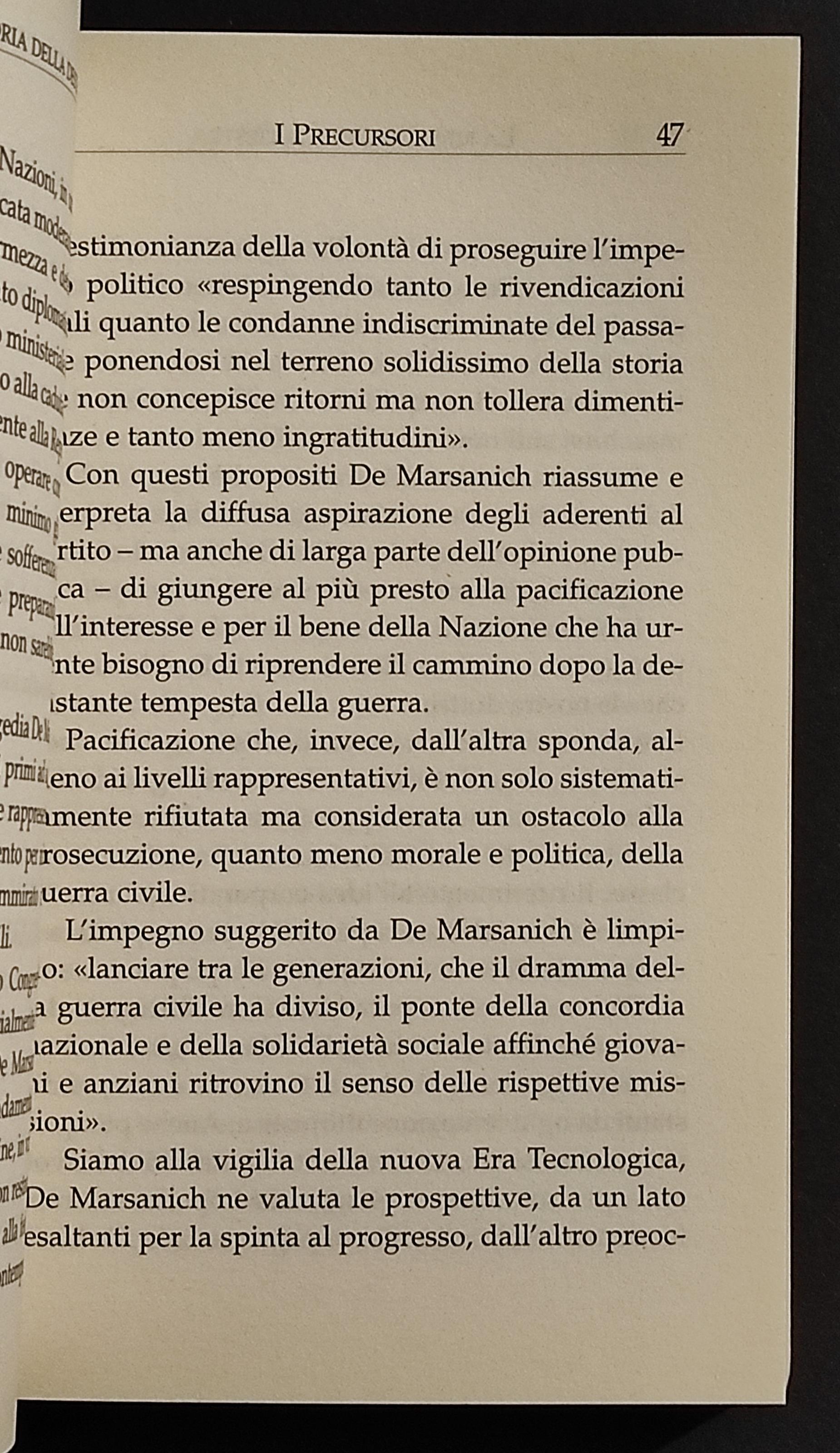 La Memoria della Destra - G. Malgieri - Ed. Pantheon - 2000