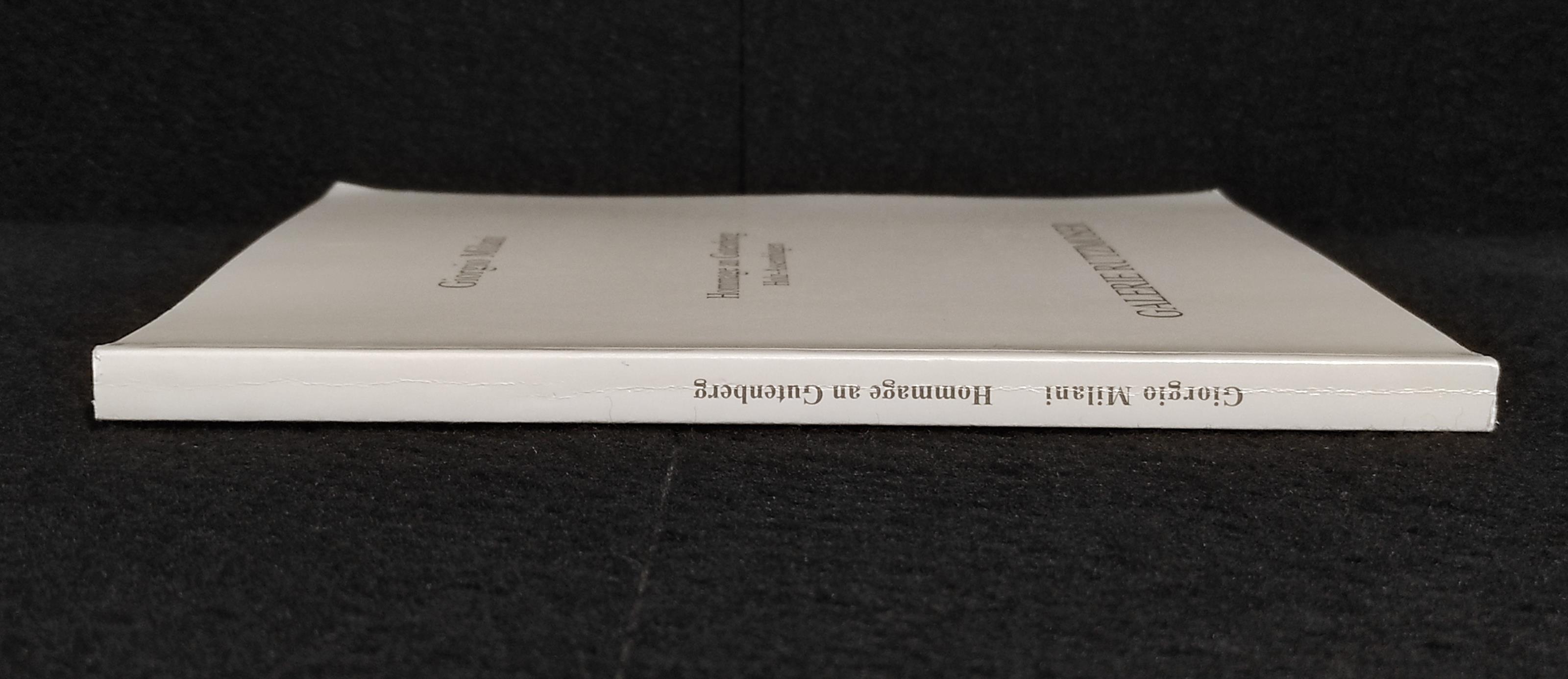 Giorgio Milani - Hommage an Gutenberg - Holz-Assemblagen - 2001