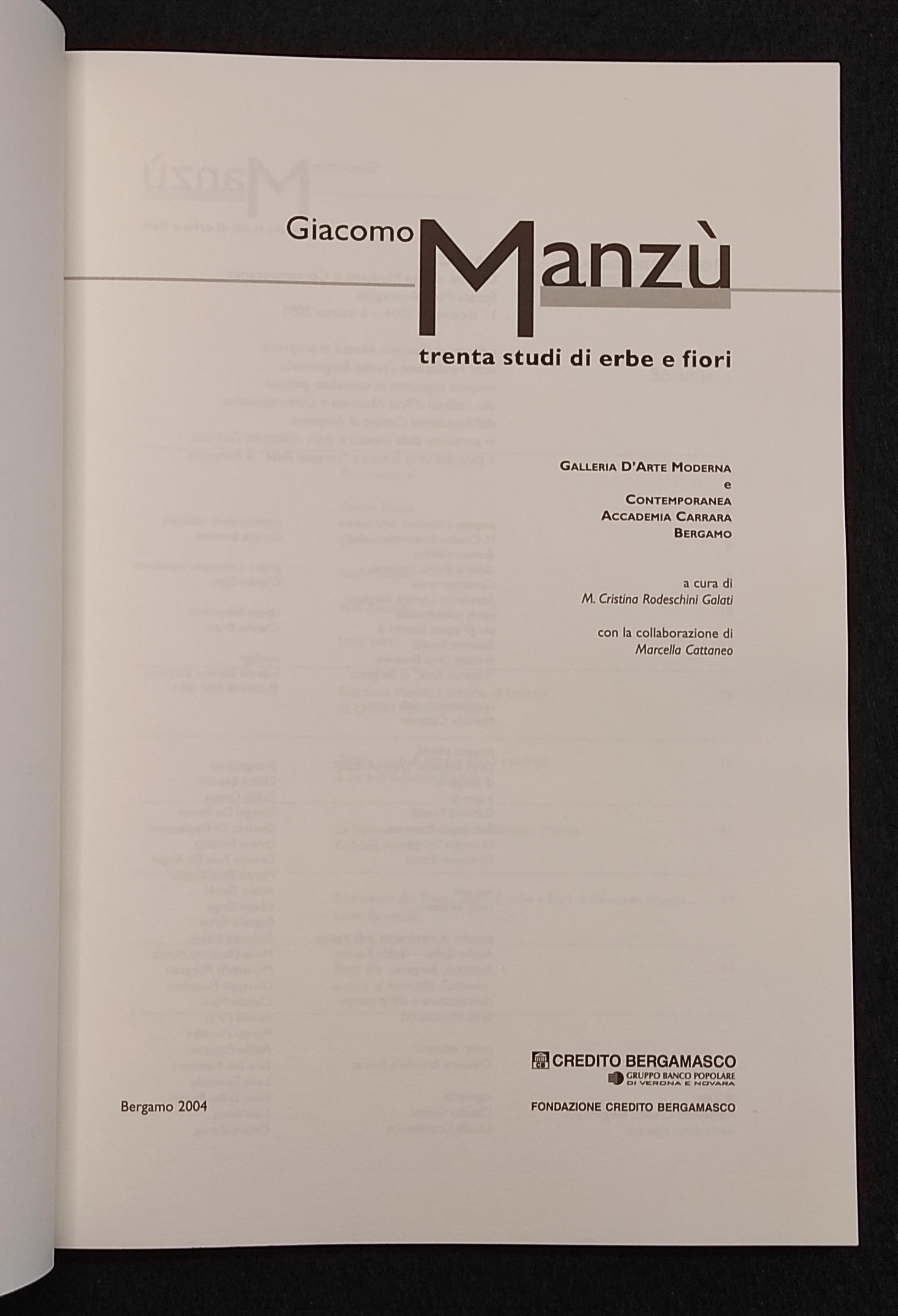 Trenta Studi Di Erbe E Fiori - G. Manzù - Ed. Lubrina - 2004