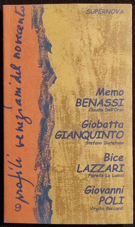 Profili Veneziani del Novecento - Supernova - Benassi, Lazzari - 2004 - copertina