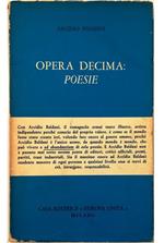 Opera decima: poesie
