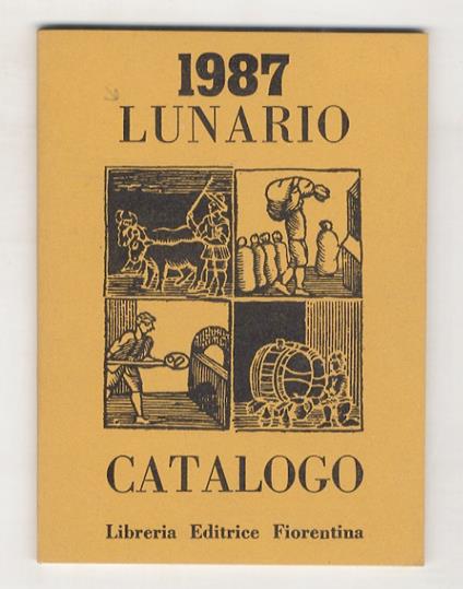 Lunario Catalogo. 1987 - copertina