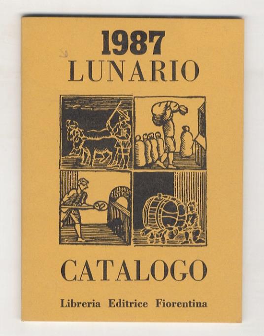 Lunario Catalogo. 1987 - copertina