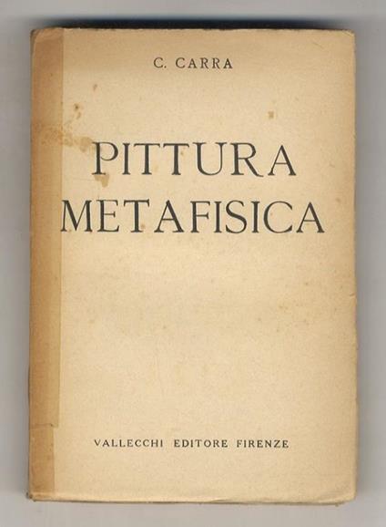 Pittura metafisica - Carlo Carrà - copertina