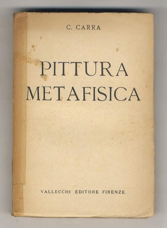 Pittura metafisica - Carlo Carrà - copertina