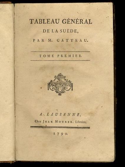 Tableau général de la Suede - copertina