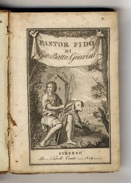 Pastor fido di Gio. Battista Guarini - Giovanni Battista Guarienti - copertina