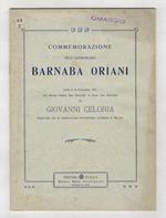 Commemorazione dell'astronomo Barnaba Oriani. Letta il 12 Novembre 1911 nel Salone-Teatro San Clemente in Sesto San Giovanni