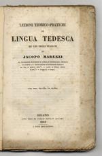 Lezioni teorico-pratiche di lingua tedesca ad uso degli italiani