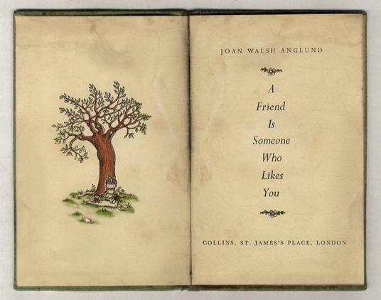 A Friend is Someone Who Likes You - copertina