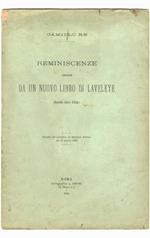 Reminiscenze destate da un nuovo libro di Laveleye (Nouvelles lettres d'Italie)