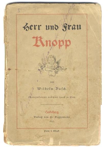 Herr und Frau Knopp - Wilhelm Busch - copertina