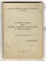Le vicende camerali nella economia piacentina dall'Ottocento al primo Novecento