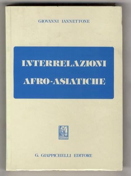 Interrelazioni afro-asiatiche - Giovanni Iannettone - copertina