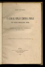 Le azioni del pupillo e contro il pupillo per i negozi conclusi dal tutore. Contributi alla storia della rappresentanza nel diritto romano