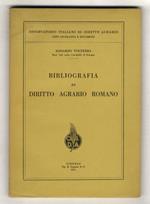 Bibliografia di diritto agrario romano