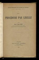 La procédure par libelle