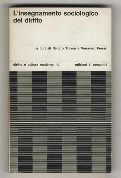 L' insegnamento sociologico del diritto - copertina