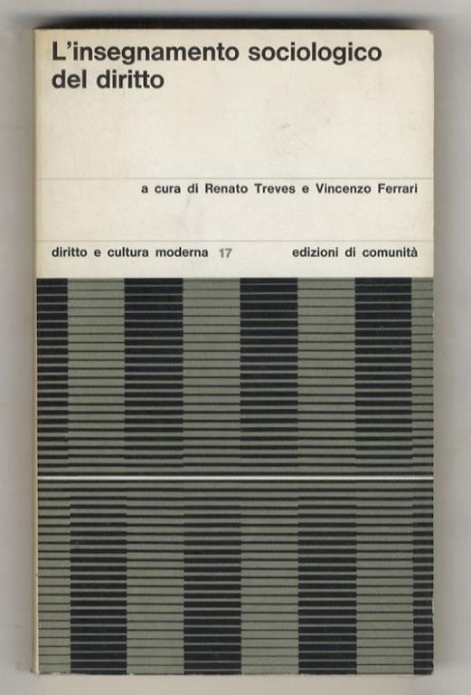 L' insegnamento sociologico del diritto - copertina