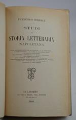 Studi di storia letteraria napoletana..
