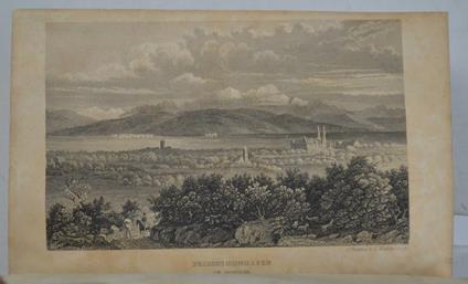 Der Bodensee nebst dem Rheinthale von St. Luziensteig bis Rheinegg... Zweite sehr vermehrte und verbesserte Auflage. Mit zwei Stahlstichen und zwei Karten… - Gustav Schwab - copertina