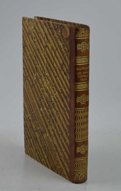 Lettere sopra A Cornelio Celso al celebre abate Girolamo Tiraboschi - copertina