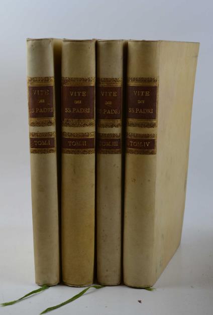 Volgarizzamento delle vite de' Santi Padri secondo l'edizione di Firenze anno MDCCXXXI - copertina