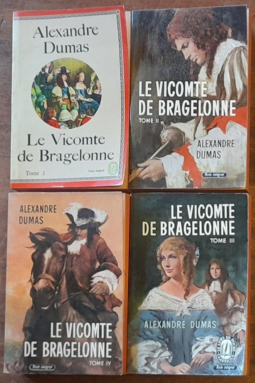 Le VICOMTE DE BRAGELONNE OU DIX ANS PLUS TARD (4 Volumi) - Alexandre Dumas - copertina