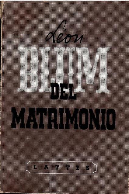 Del Matrimonio - copertina