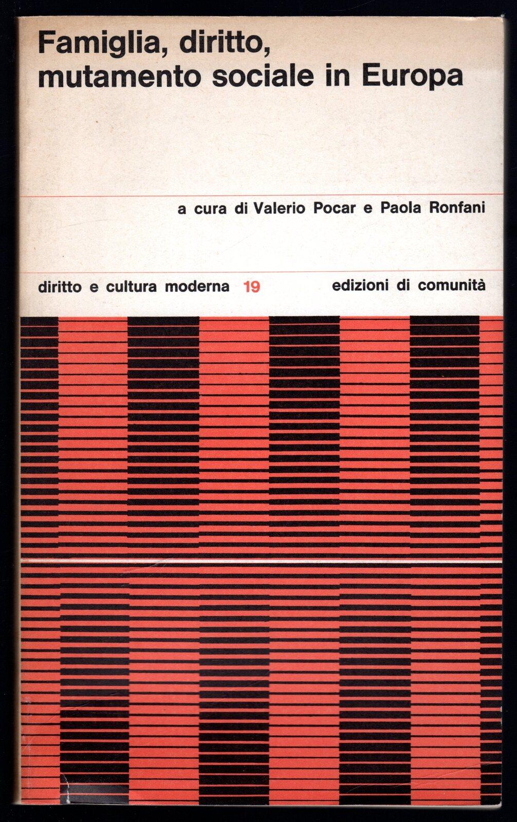 Famiglia, diritto, mutamento sociale in Europa