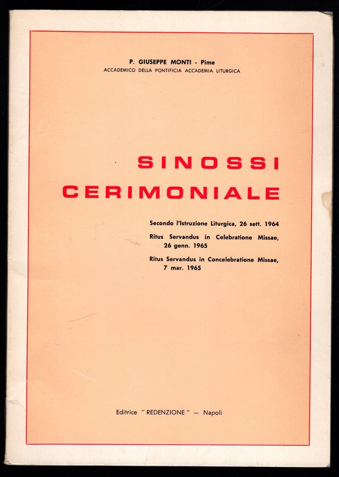 Sinossi cerimoniale