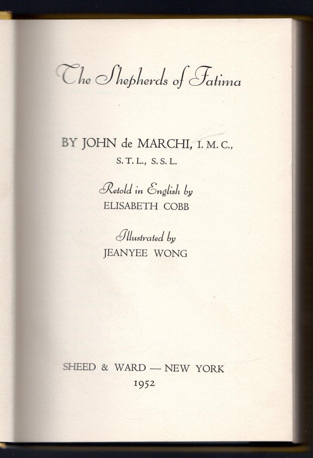 The shepherds of Fatima