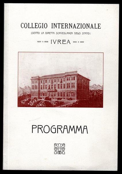 Collegio internazionale. Programma - copertina