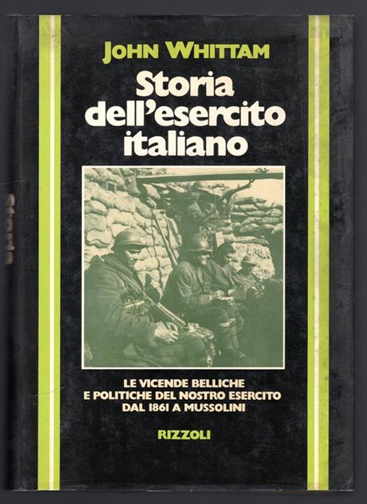 Storia dell'esercito italiano - John Whittam - copertina