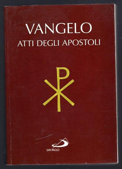 Vangelo e Atti degli Apostoli - copertina