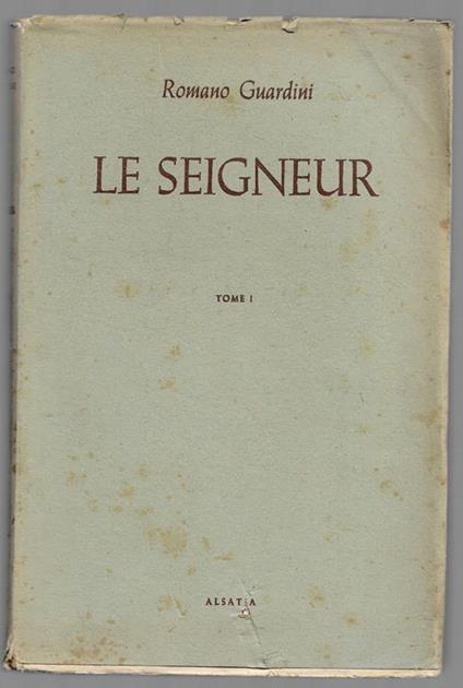 Le Seigneur - Romano Guardini - copertina
