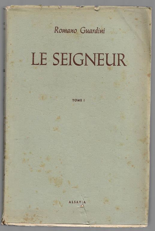 Le Seigneur - Romano Guardini - copertina